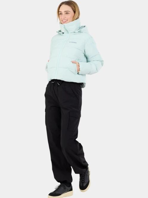 geaca matlasata de tranzitie pt. femei Fundango Amber Cropped Jacket verde 6