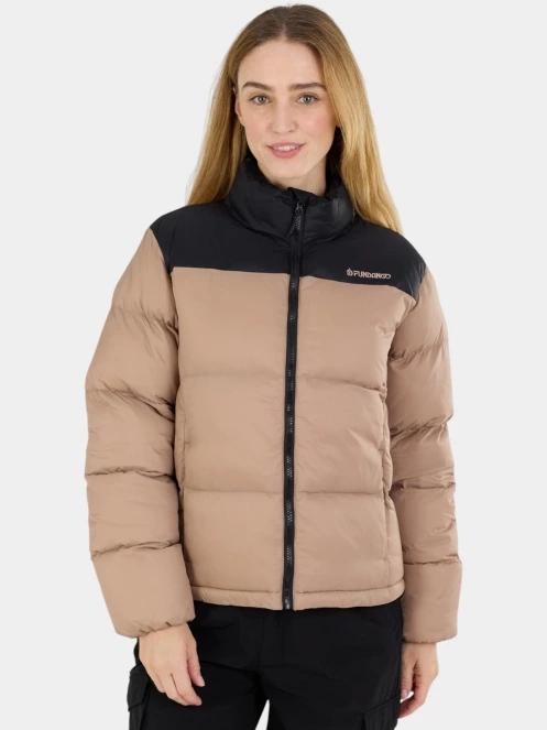 gaca de iarna matlasata pt. femei Fundango Nina Padded Jacket maro 2