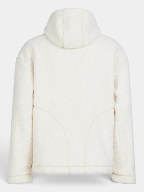 pulover cu gluga pt. femei Fundango Juniper Pile Jacket alb 9