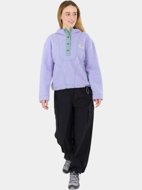 pulover cu gluga pt. femei Fundango Juniper Pile Jacket violet 4