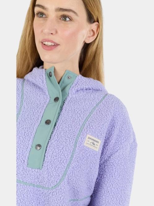 pulover cu gluga pt. femei Fundango Juniper Pile Jacket violet 7