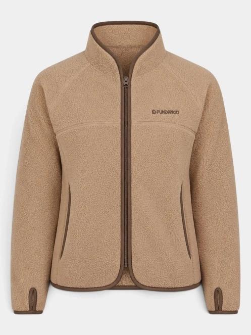 pulover polar pt. femei Fundango Roselake Pile Jacket nisip 2