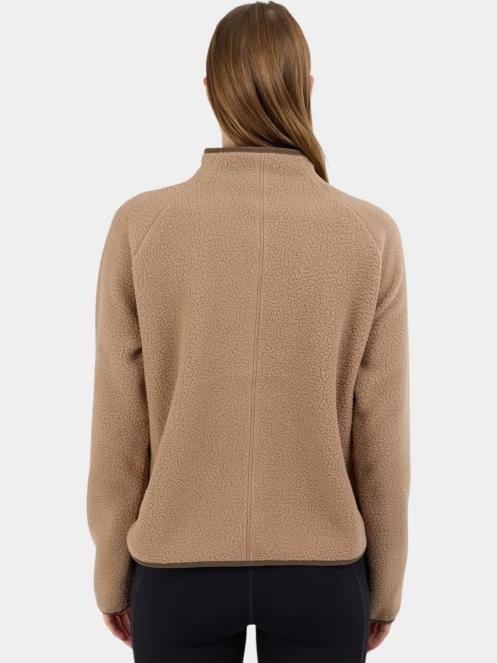 pulover polar pt. femei Fundango Roselake Pile Jacket nisip 4
