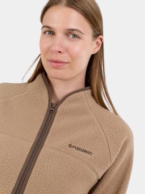 pulover polar pt. femei Fundango Roselake Pile Jacket nisip 6
