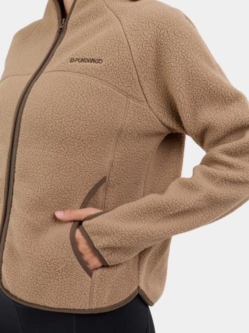 pulover polar pt. femei Fundango Roselake Pile Jacket nisip 8