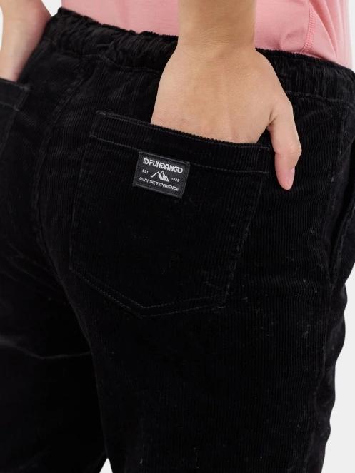pantaloni lungi pt. femei Fundango Lorna Corduroy Pants negru 5