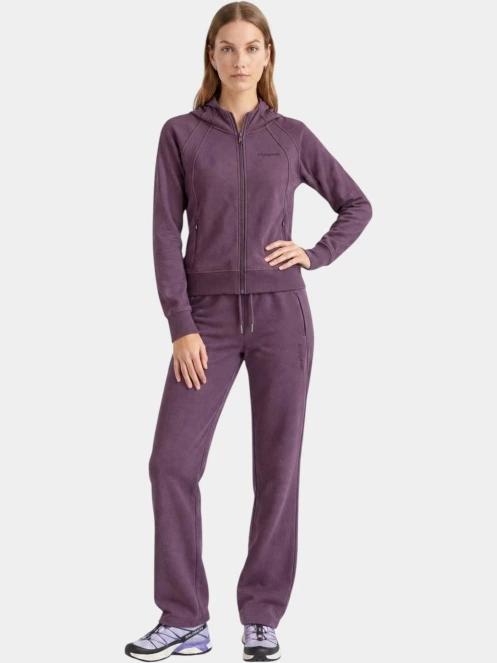 pulover cu gluga pt. femei Fundango Coreline Full-Zip Sweater violet 4