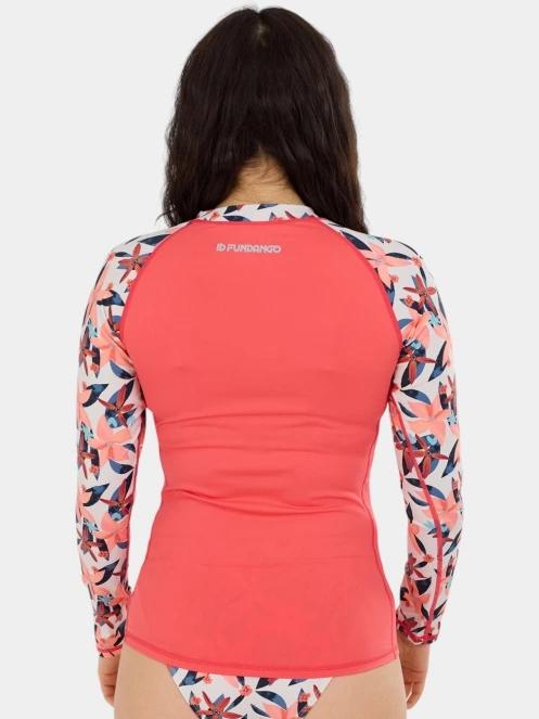 lycra cu maneci lungi pt. femei Fundango Joyce Long Sleeve Rashguard nisip 3