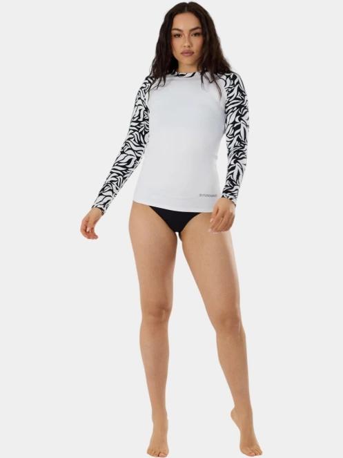 lycra cu maneci lungi pt. femei Fundango Joyce Long Sleeve Rashguard negru 5