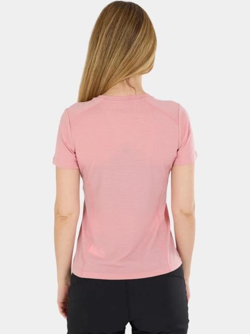 top lenjerie de corp pt. femei Fundango Reinga Merino T-shirt roz 3