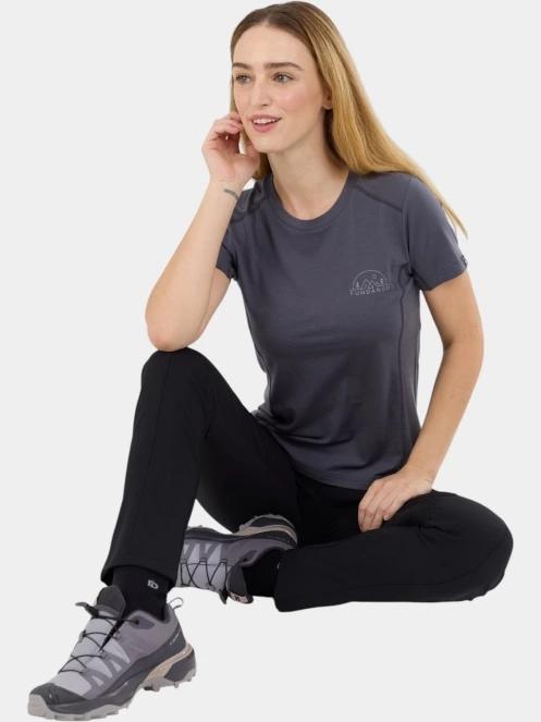top lenjerie de corp pt. femei Fundango Reinga Merino T-shirt albastru 4