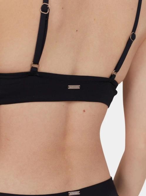 sutien bikini pt. femei Fundango Sahara V-Neck Cami Top negru 6