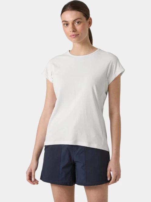tricou cu maneci scurte pt. femei Helly Hansen W Crewline T-Shirt alb 2
