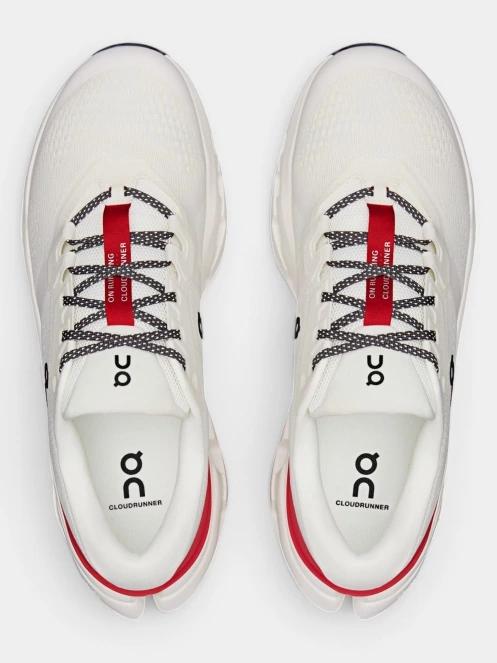 pantofi pentru alergat pe asfalt pt. barbati ON Cloudrunner 3 alb 6