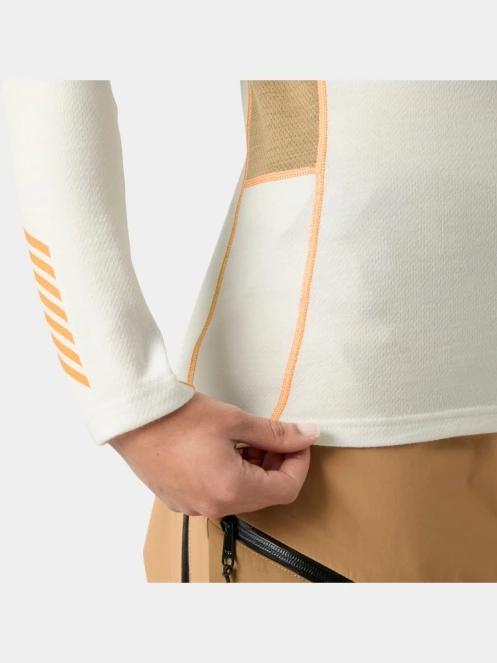 top lenjerie de corp pt. femei Helly Hansen W Lifa Merino Midw 1/2 Zip nisip 5
