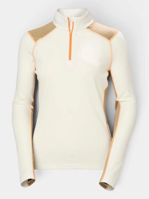 top lenjerie de corp pt. femei Helly Hansen W Lifa Merino Midw 1/2 Zip nisip 6