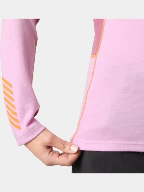 top lenjerie de corp pt. femei Helly Hansen W Lifa Merino Midw 1/2 Zip roz 5