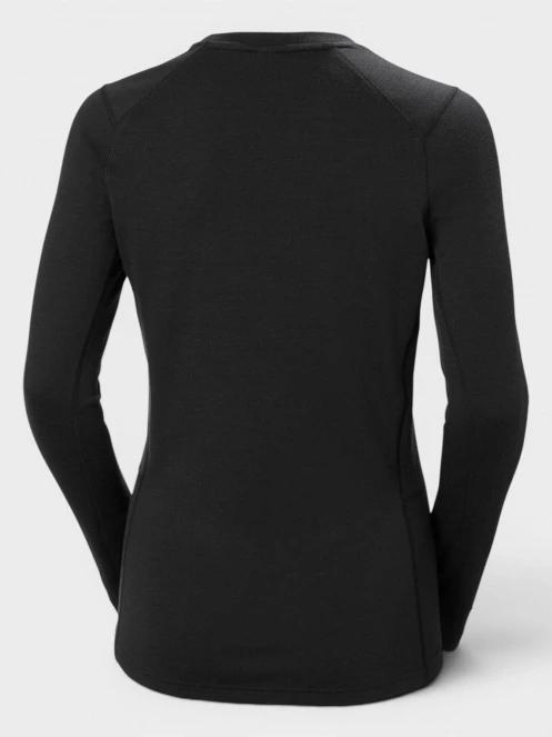 top lenjerie de corp pt. femei Helly Hansen W Lifa Merino Midweight Crew negru 7