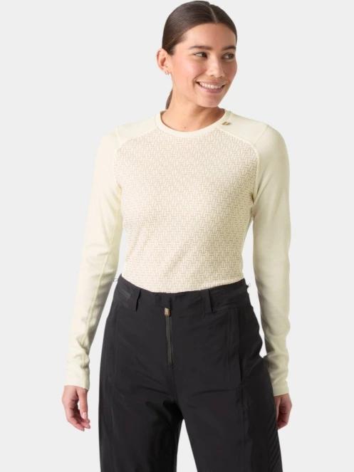 top lenjerie de corp pt. femei Helly Hansen W Lifa Merino Midw Gra Crew nisip 2