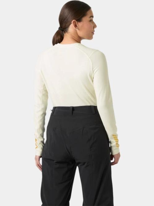 top lenjerie de corp pt. femei Helly Hansen W Lifa Merino Midw Gra Crew nisip 3