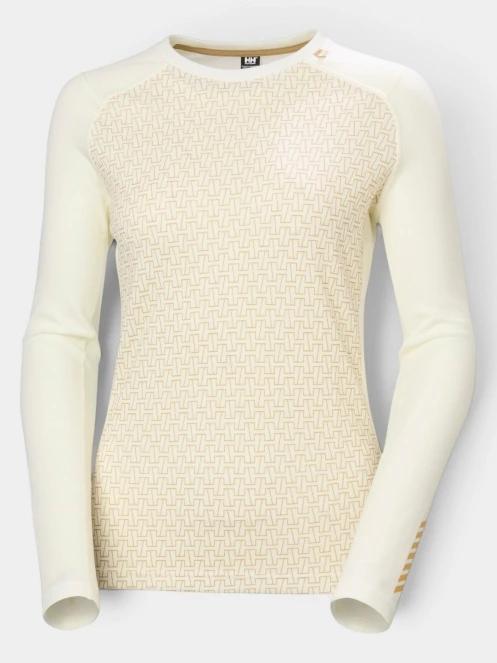 top lenjerie de corp pt. femei Helly Hansen W Lifa Merino Midw Gra Crew nisip 6