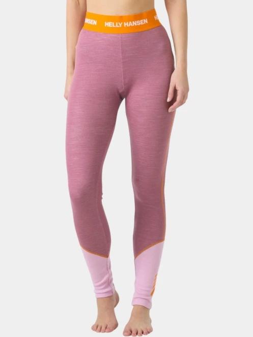 pantaloni de corp pt. femei Helly Hansen W Lifa Merino Midweight Pant roz 2