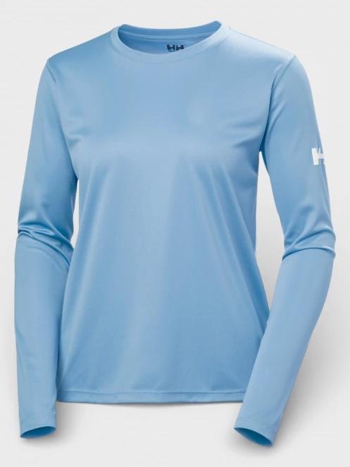 tricou cu maneci lungi, pentru sport pt. femei Helly Hansen W Hh Tech Crew Ls albastru deschis 5