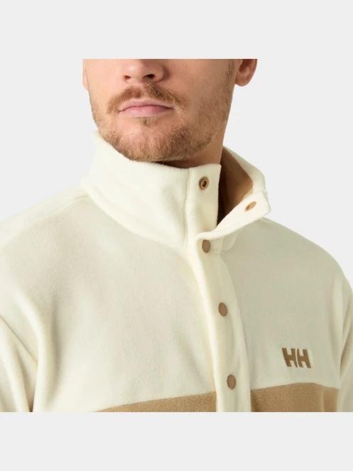 pulover polar pt. barbati Helly Hansen Daybreaker Hugg Snap Fleece nisip 4