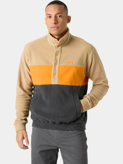 pulover polar pt. barbati Helly Hansen Daybreaker Hugg Snap Fleece maro 2