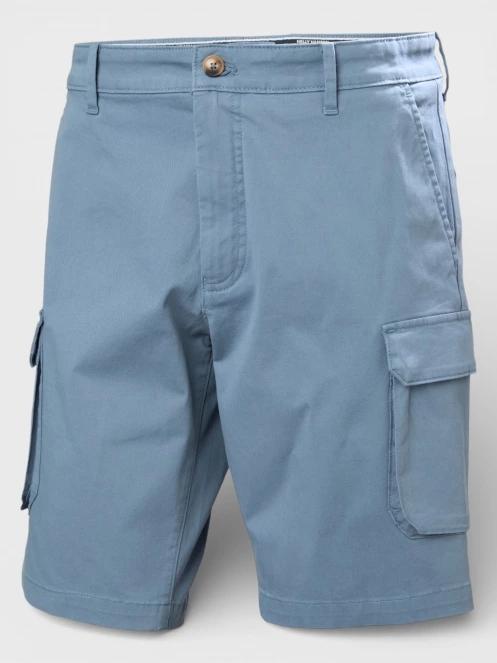 pantaloni scurti cu buzunare laterale pt. barbati Helly Hansen Bryggen Cargo Shorts albastru 7