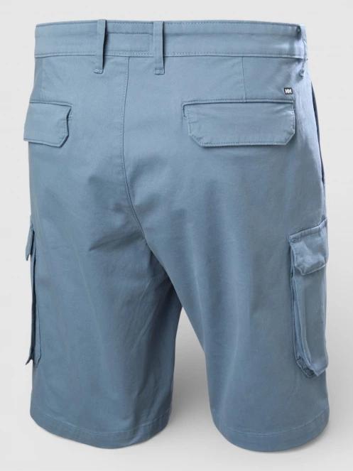 pantaloni scurti cu buzunare laterale pt. barbati Helly Hansen Bryggen Cargo Shorts albastru 8