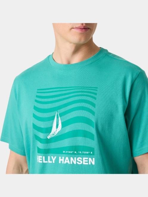 tricou cu maneci scurte pt. barbati Helly Hansen Shoreline T-Shirt 3.0 verde 4