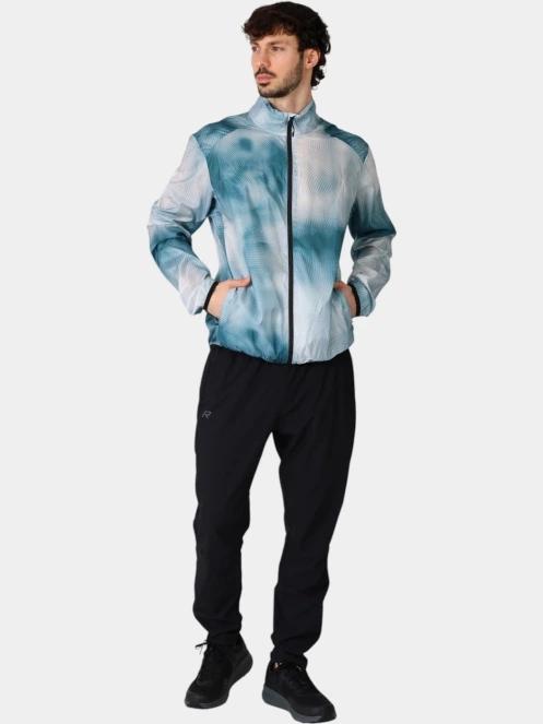 jacheta pentru alergare pt. barbati Rukka Rukka Mailo Print albastru 5