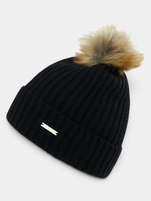 caciula tricotata pt. femei Fundango Merna II Beanie negru 2