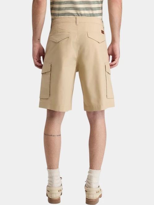 pantaloni scurti cu buzunare laterale pt. barbati Timberland Poplin Cargo Short nisip 3