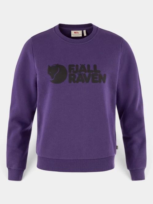 pulover pt. femei Fjallraven Fjällräven Logo Sweater W violet 2