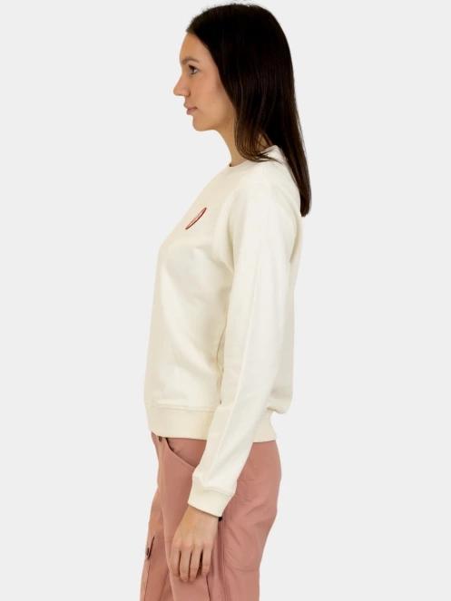 pulover pt. femei Fjallraven 1960 Logo Badge Sweater W alb 3