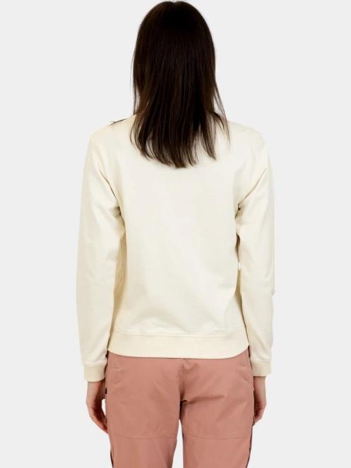 pulover pt. femei Fjallraven 1960 Logo Badge Sweater W alb 4