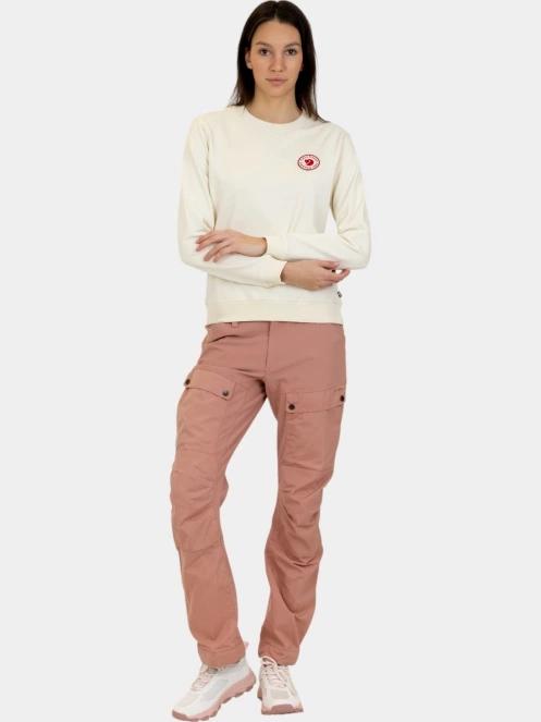 pulover pt. femei Fjallraven 1960 Logo Badge Sweater W alb 5