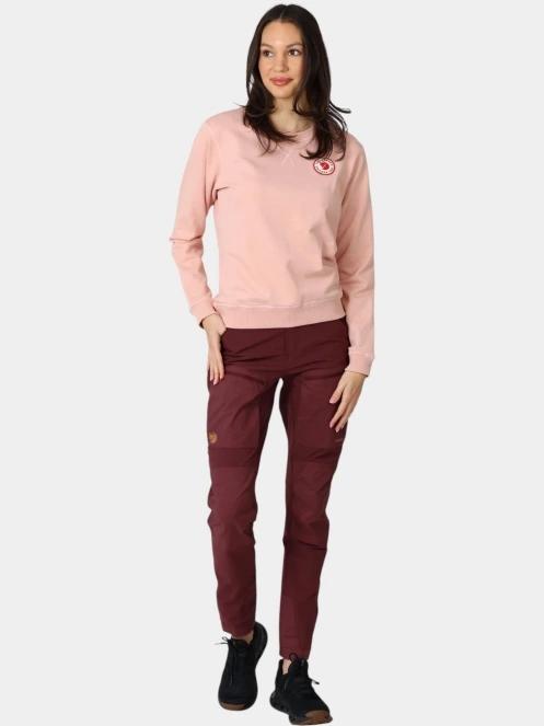 pulover pt. femei Fjallraven 1960 Logo Badge Sweater W roz 5