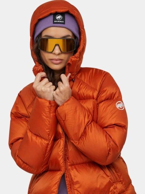 jacheta de puf pt. femei Mammut Glacier Glow IN Hooded Jacket portocaliu 5