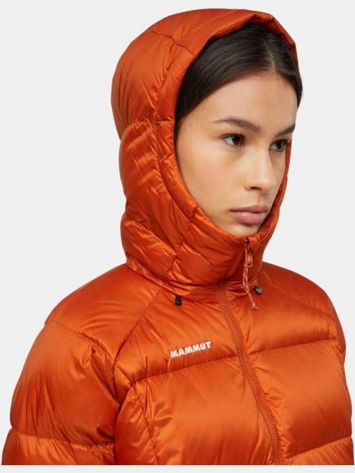 jacheta de puf pt. femei Mammut Glacier Glow IN Hooded Jacket portocaliu 8