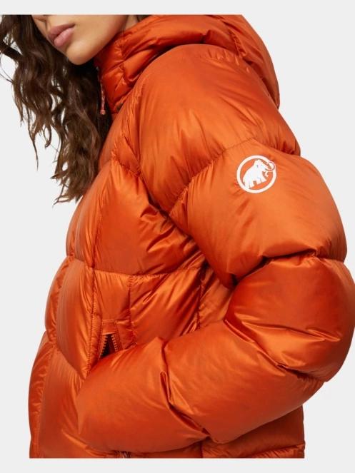 jacheta de puf pt. femei Mammut Glacier Glow IN Hooded Jacket portocaliu 10