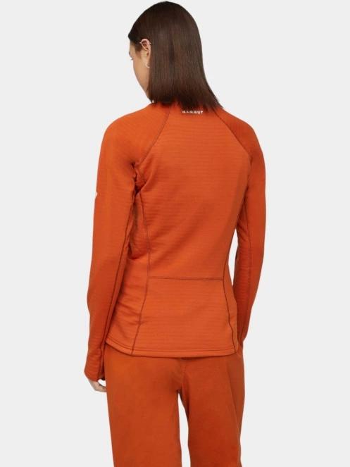 pulover polar pt. femei Mammut Taiss ML Jacket portocaliu 4