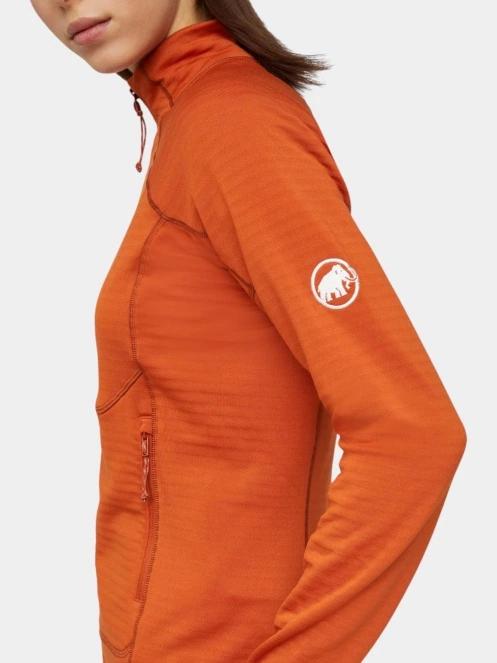pulover polar pt. femei Mammut Taiss ML Jacket portocaliu 5