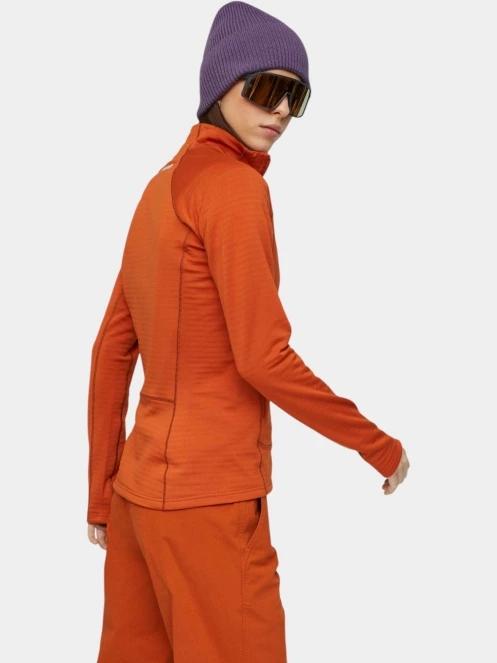 pulover polar pt. femei Mammut Taiss ML Jacket portocaliu 7