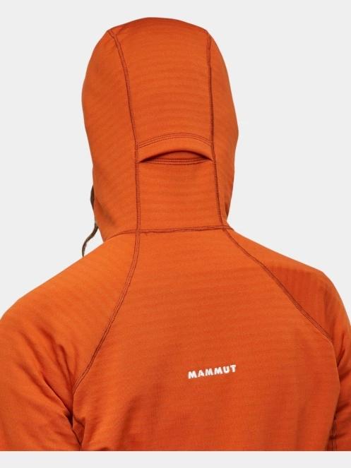 pulover polar pt. femei Mammut Taiss ML Hooded Jacket portocaliu 9