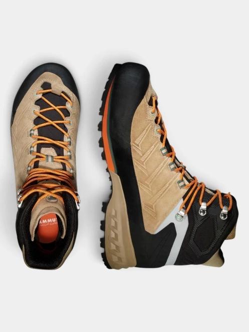 bocanci de drumetie impermeabili pt. barbati Mammut Kento Tour High GTX nisip 5