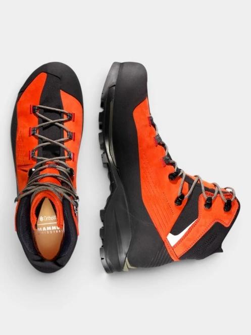 bocanci de drumetie impermeabili pt. barbati Mammut Kento Guide II High GTX rosu 7