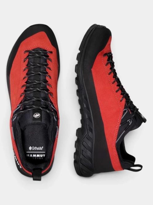 pantofi de drumetie impermeabili pt. barbati Mammut Alnasca IV Low LTH GTX rosu 7